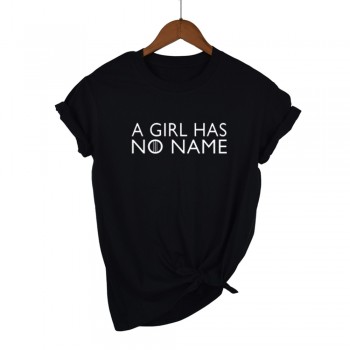 Game Of Thrones Shirt A Girl Has No Name Top Red Black Yellow Blue White Pink